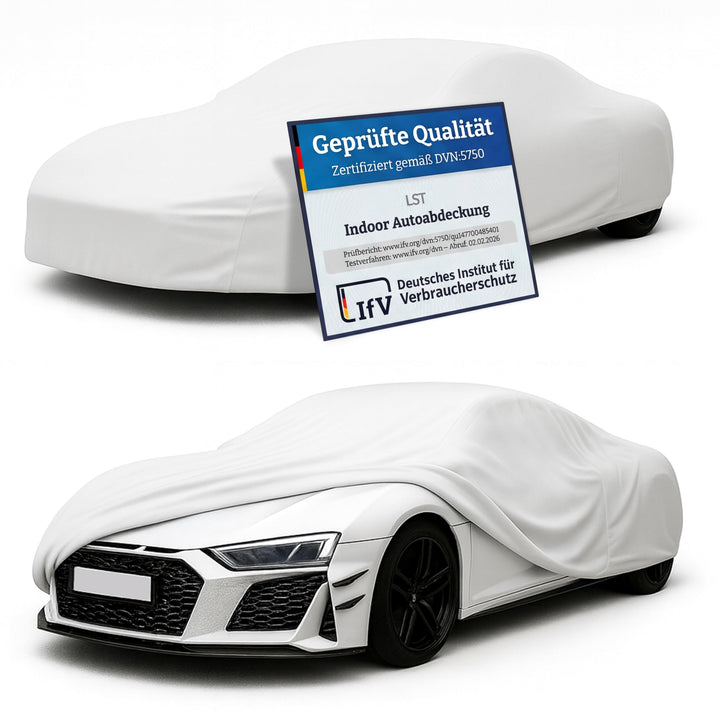 LST Autoabdeckung Indoor – lackschonende und Dehnbare Autogarage. Car Cover Innenbereich für Autohäu