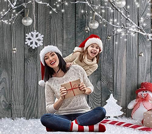 AIIKES 10x10FT Weihnachten Hintergrund Weihnachtsfotografie Hintergrund Weihnachten Foto Hintergrund