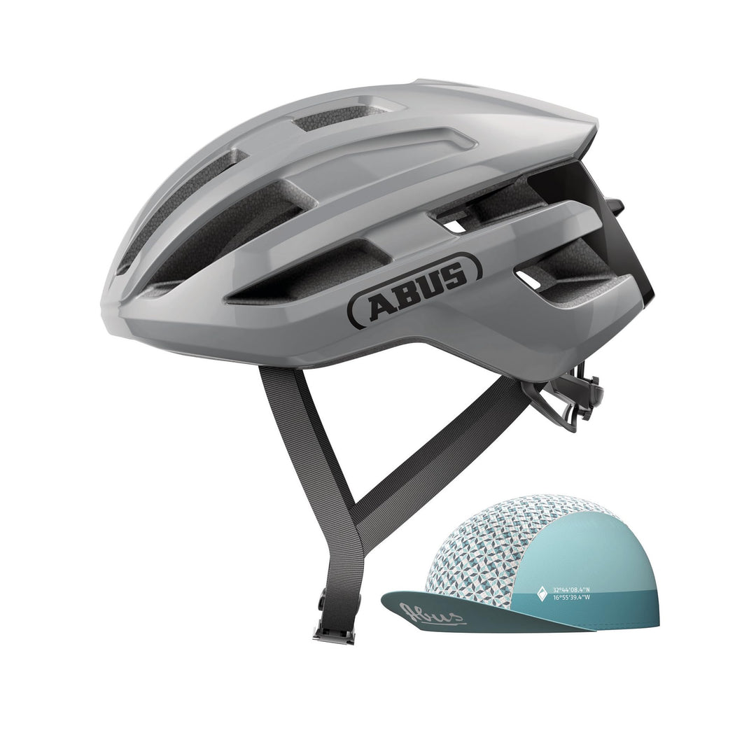 ABUS Rennradhelm PowerDome ACE - mit ABUS Race Cap - leichter Fahrradhelm mit cleverem Belüftungssys
