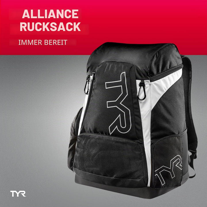 TYR Unisex-Erwachsene Alliance 56l Rucksack Royal White Einheitsgrösse, Royal White Einheitsgrösse