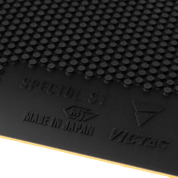 VICTAS Belag Spectol S1 Schwarz 1,6 mm, Schwarz 1,6 mm