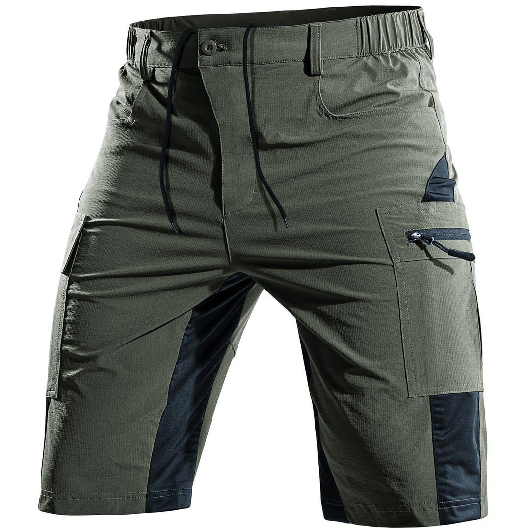 Cycorld Kurze-Hosen-Herren, Wanderhose MTB Hose Herren Kurz Atmungsaktiv Schnelltrocknende Bermuda C