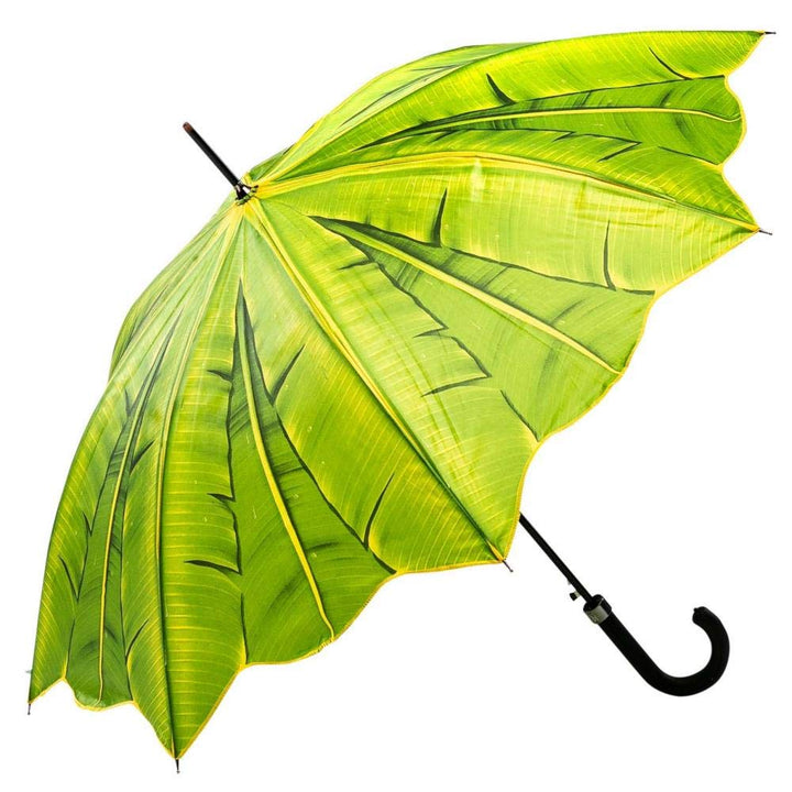 LUCKYWEATHER Regenschirm Stockschirm Damen/Herren Motiv Palme Auf-Automatik I Stockregenschirm gross