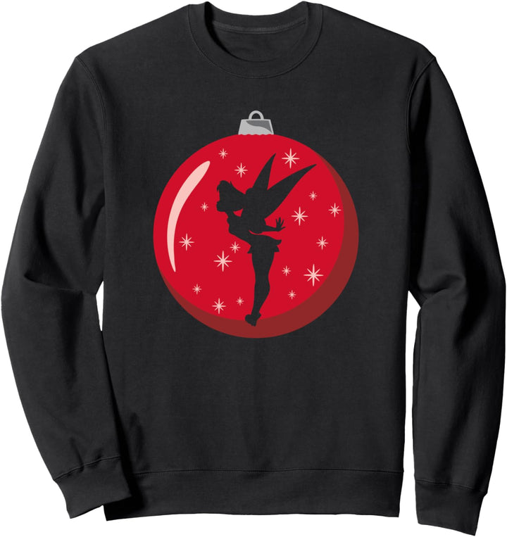 Disney Holiday Tinker Bell Tree Ornament Red Sweatshirt
