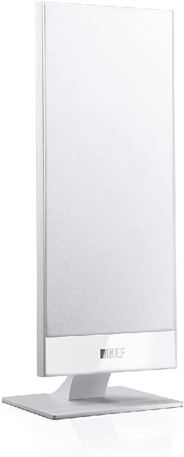 KEF T101 Lautsprecher Weiss Paar|Ultra Flach| 3,5cm tief|10-100W|HiFi|Heimkino|TV, Weiss