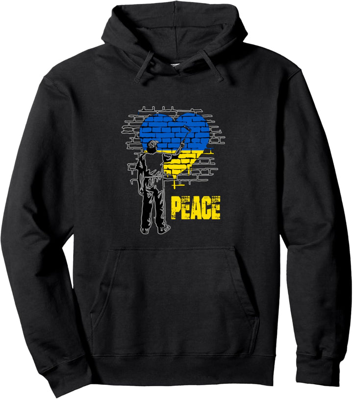 Solidarität mit Ukraine Frieden Protest Liebe Peace Freiheit Pullover Hoodie