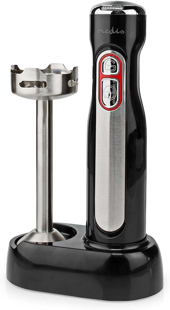 Stabmixer - 100 W - Geschindigkeitseinstellung: 1 Geschindigkeitsstufe - Schwarz/Silber