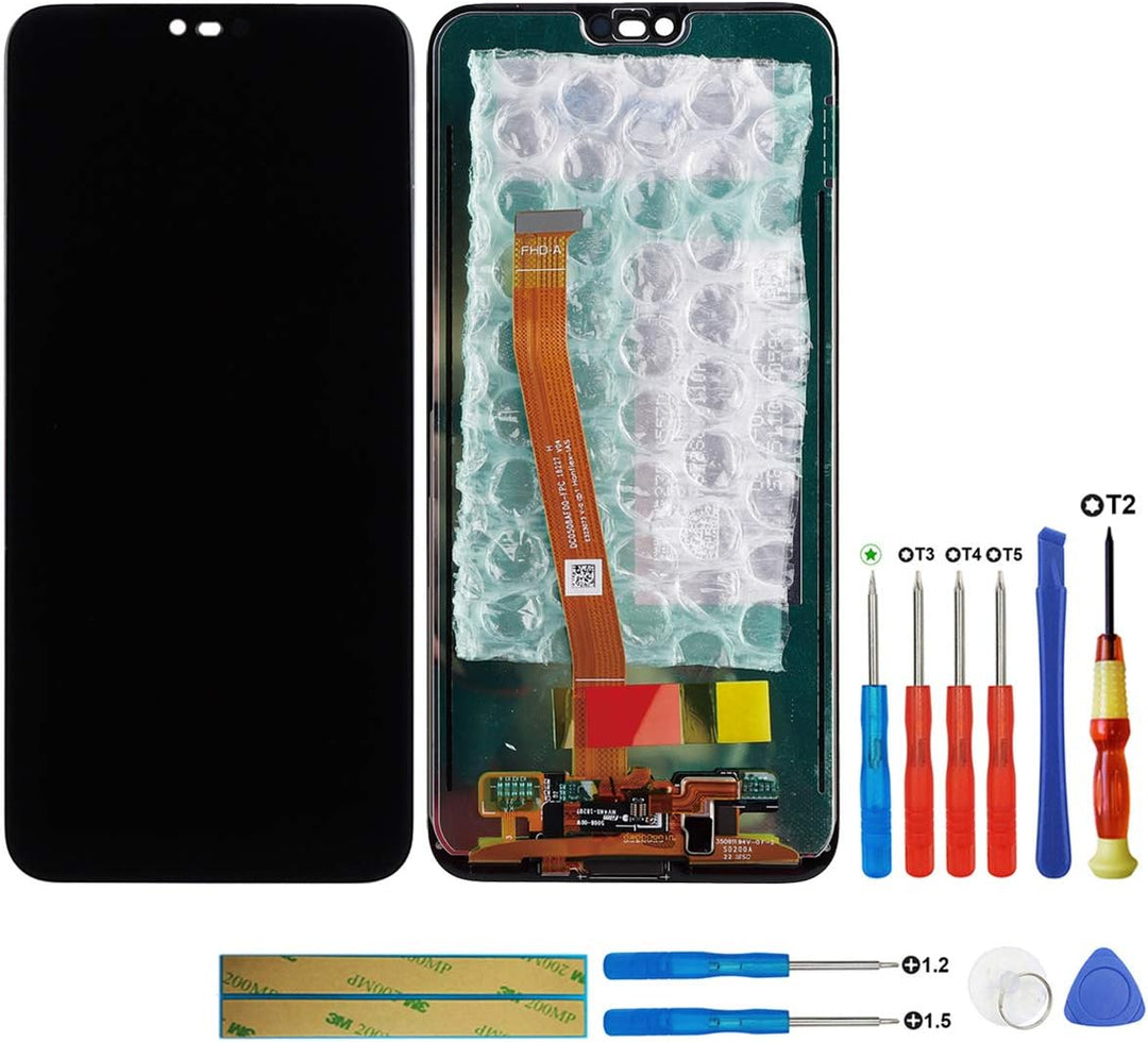 swark LCD Display Compatible with Honor 10 (Schwarz Ohne Rahmen with Fingerprint) Touchscreen Bildsc