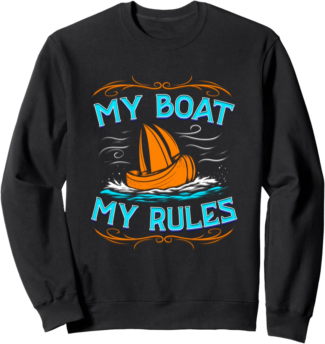 Segelboot Kapitän Geschenk für Segel Urlaub am Meer Sweatshirt