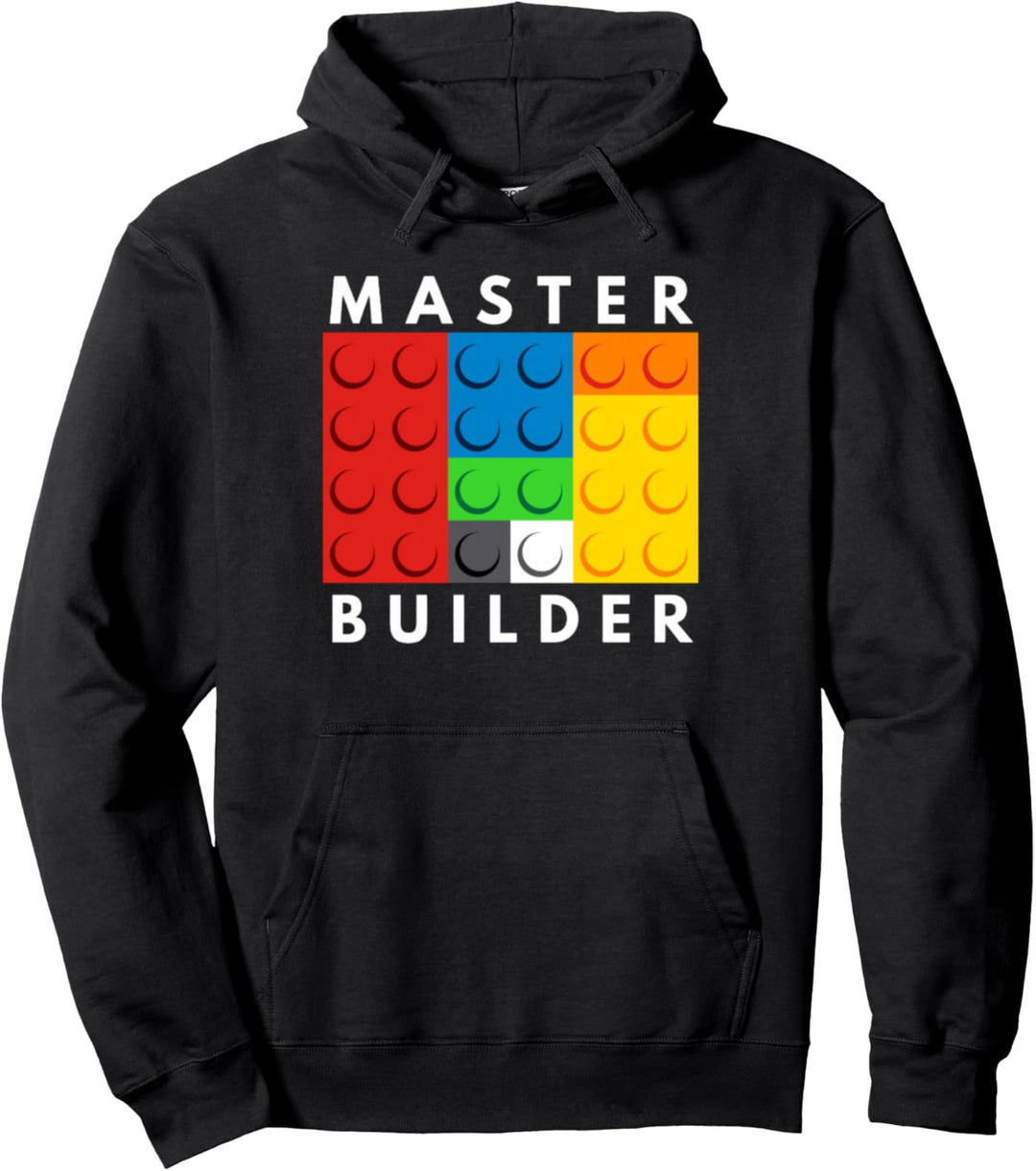 Master Builder Building Blocks Brick Builders Toys present Pullover Hoodie