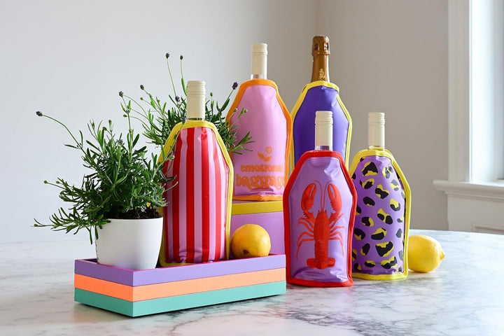 Giftcompany Froid, Kühlmanschette, Motiv: Hummer, lila/rot