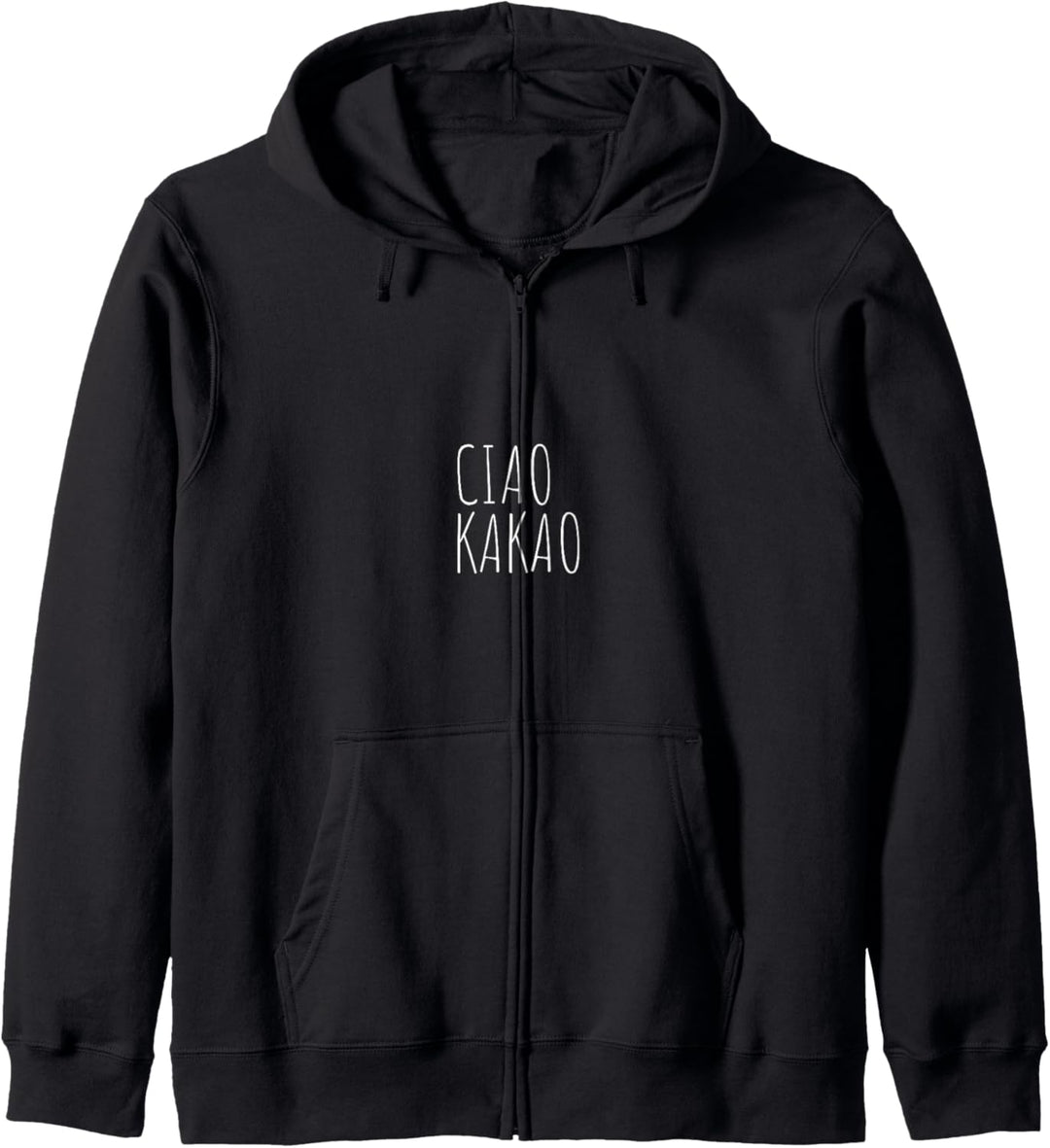 Ciao Kakao Schokolade und auf Wiedersehen Kapuzenjacke