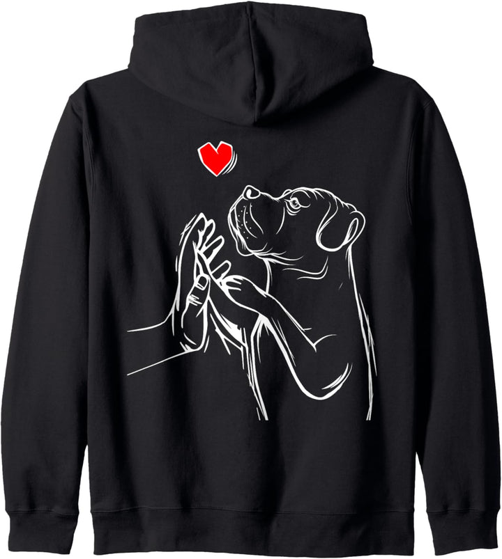 Cane Corso Hunde Liebe Frauchen Kapuzenjacke