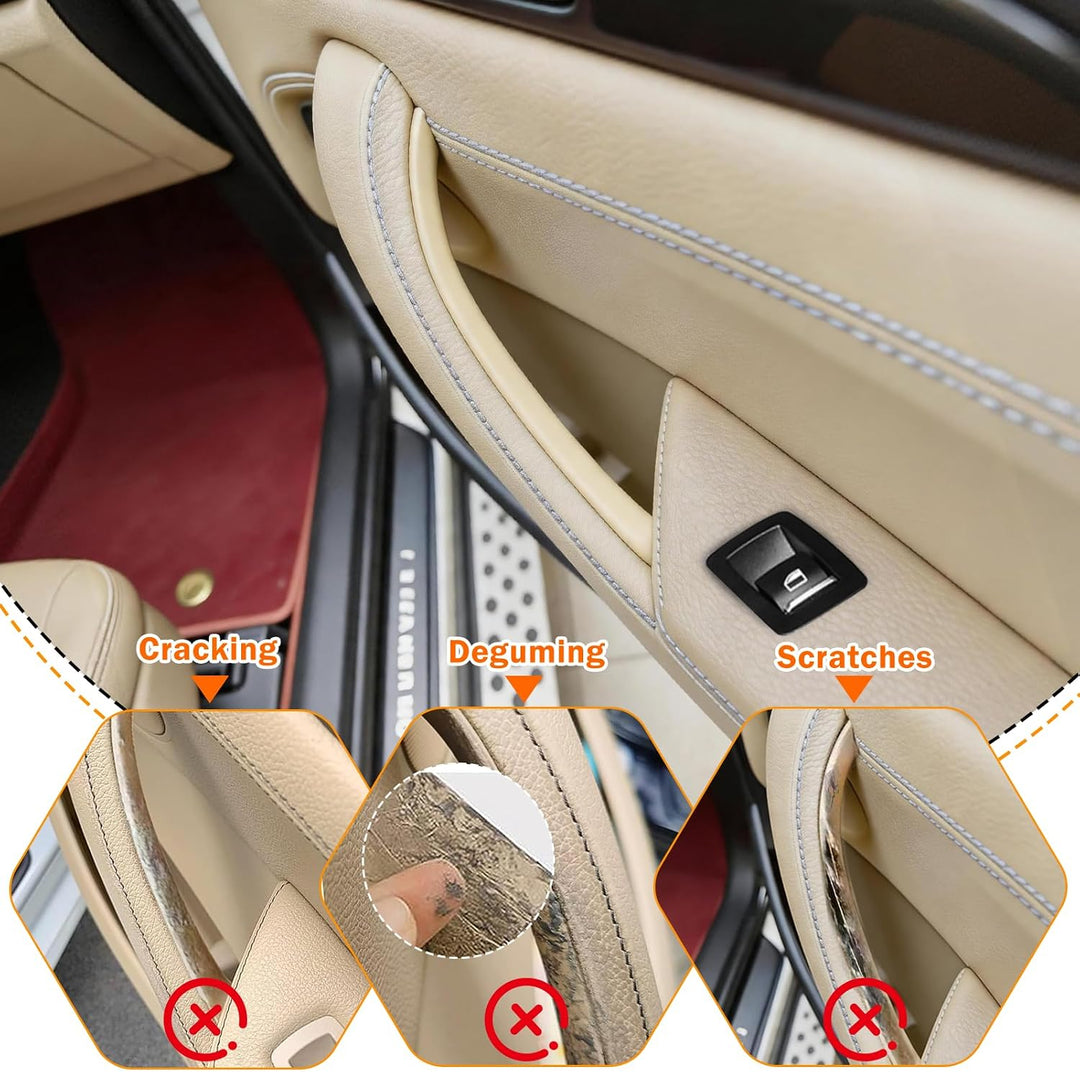 TTCR-II 4PCS Kompatibel mit Türgriff BMW X3 F25 2010-2016, X4 F26 2014-2017 | F25 Türgriffabdeckunge