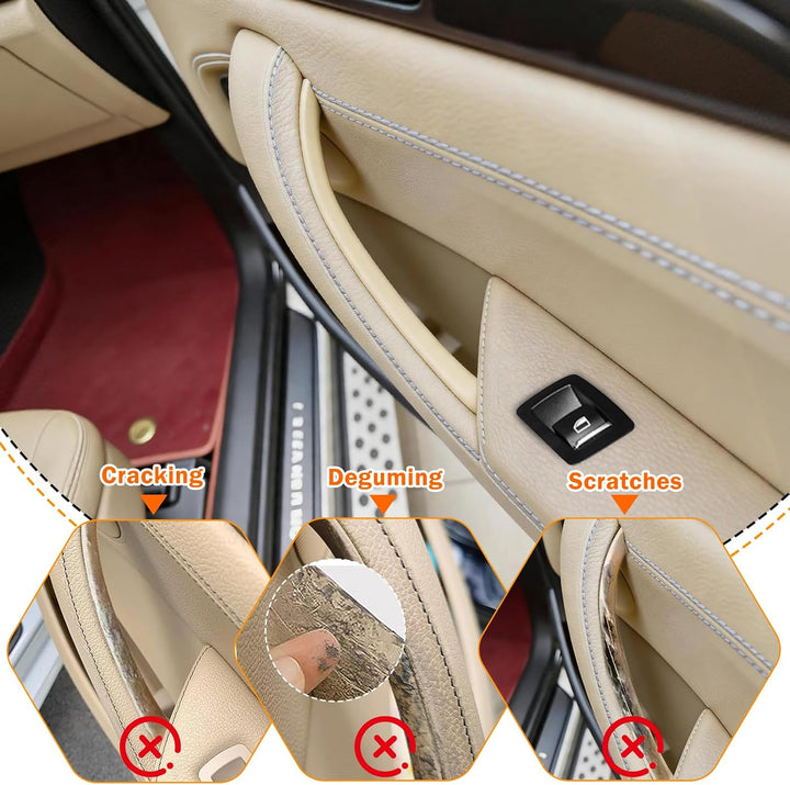 TTCR-II 4PCS Kompatibel mit Türgriff BMW X3 F25 2010-2016, X4 F26 2014-2017 | F25 Türgriffabdeckunge