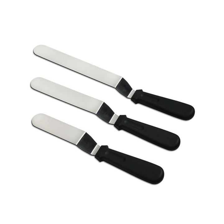 3 Stück Edelstahl-Winkelpalette-Set - Tortenstreich- und Teiler für professionelle Backwaren - Koch-