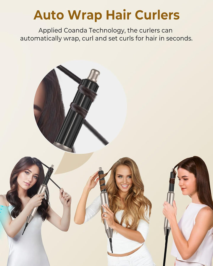 Haarstyler, Hair Styler Set, Air Styler, Hairstyler Set mit Professionellem Haartrockner, Haarbürste