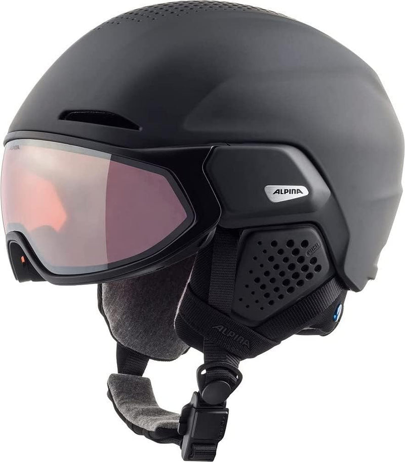 Alpina ORO QV MIPS Visier-Skihelm - Black mat 51-55 cm, 51-55 cm