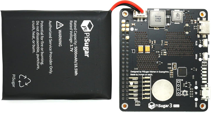 Pisugar 3 Plus Tragbares 5000 mAh UPS Lithium Battery Power Modul Platform für Every Raspberry Pi 3B