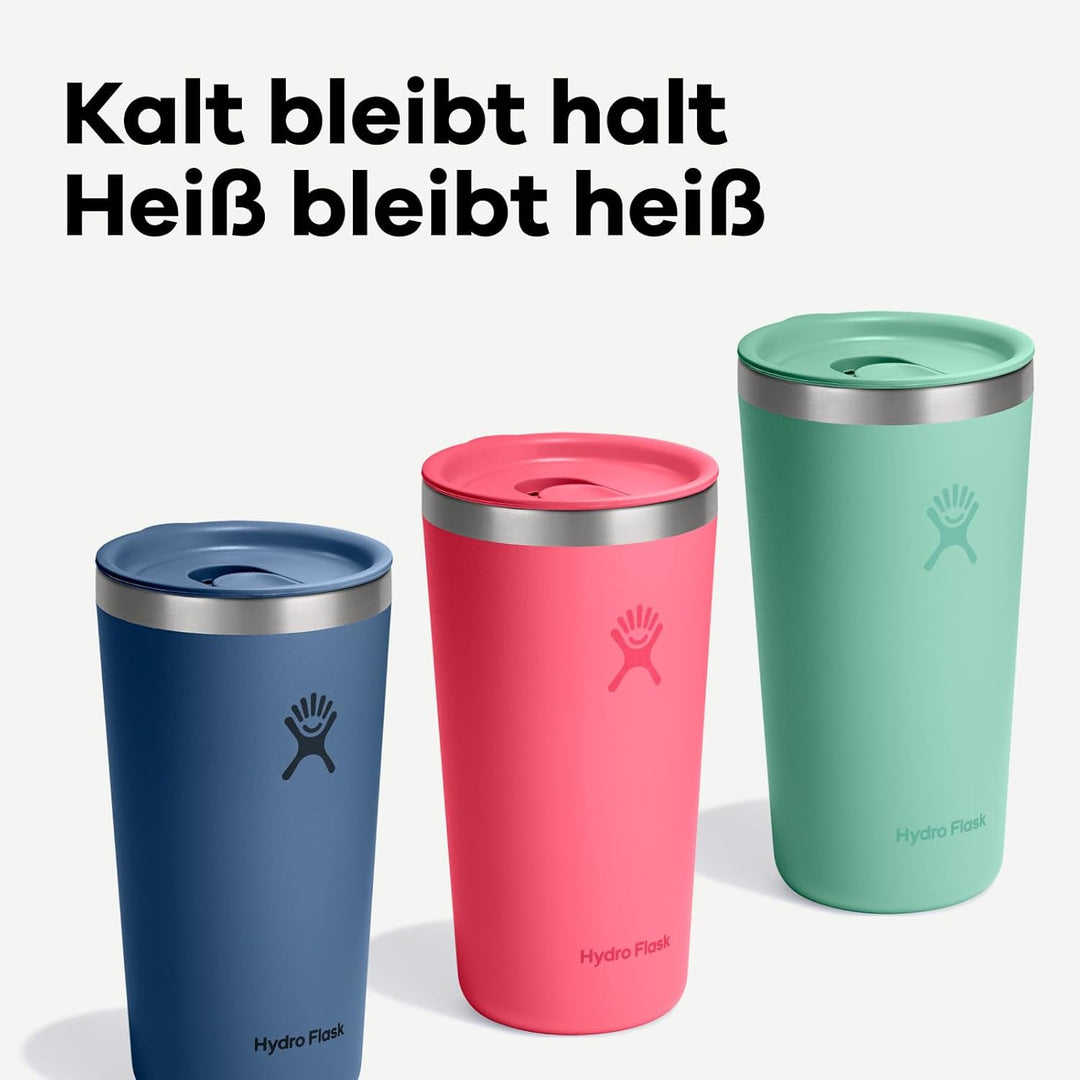 Hydro Flask – All Around Tumbler Press-In Lid 473 ml (16 oz) – Isolierter Edelstahl – Spritzfest, au