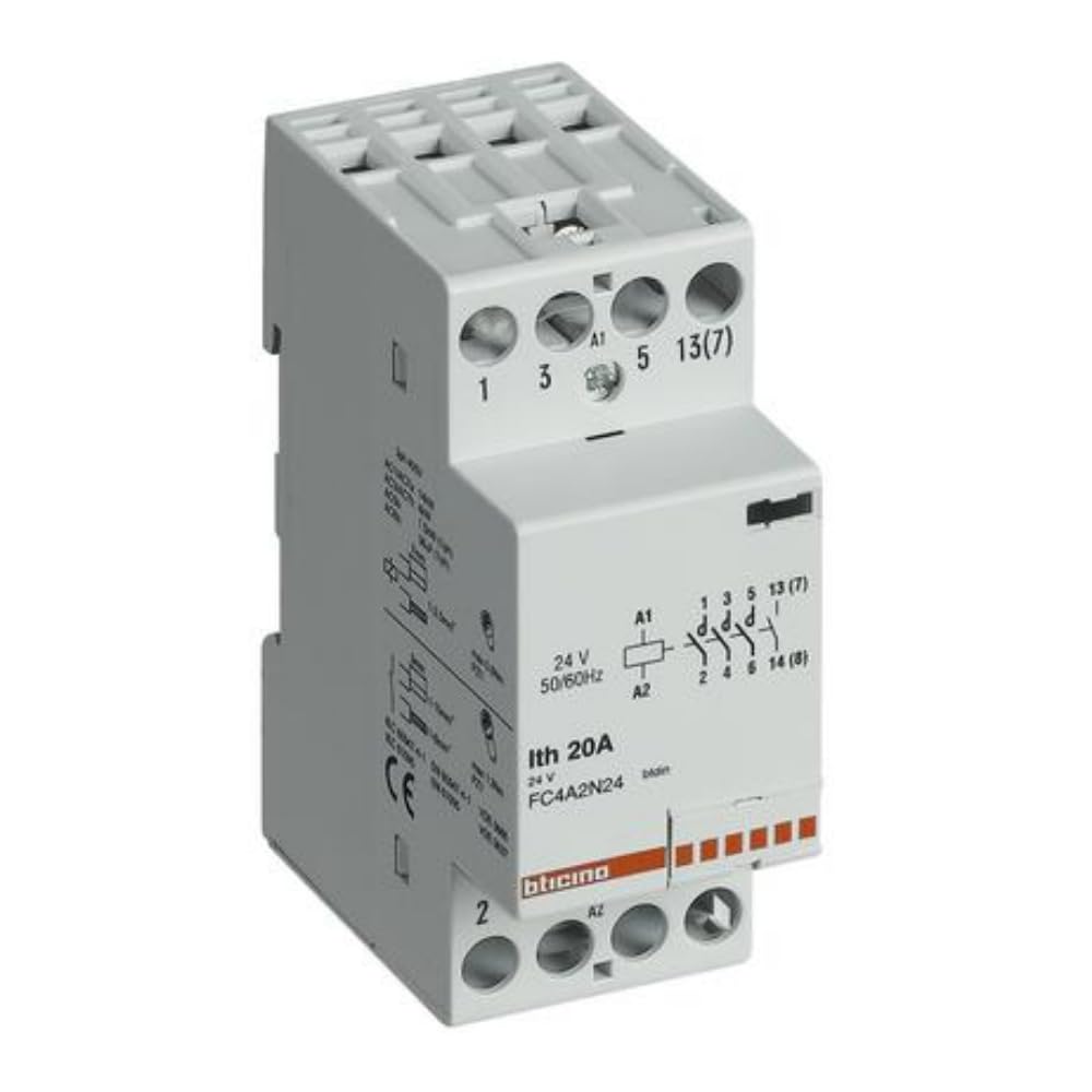 FC2A4/230N - BTICINO SPA CONTATT 2NO 230V 40A BOB 230VCA