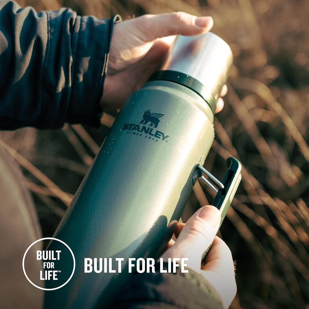 Stanley Classic Legendary Thermosflasche 1L - Thermos Hält 24 Stunden Heiss oder Kalt - Edelstahl Th
