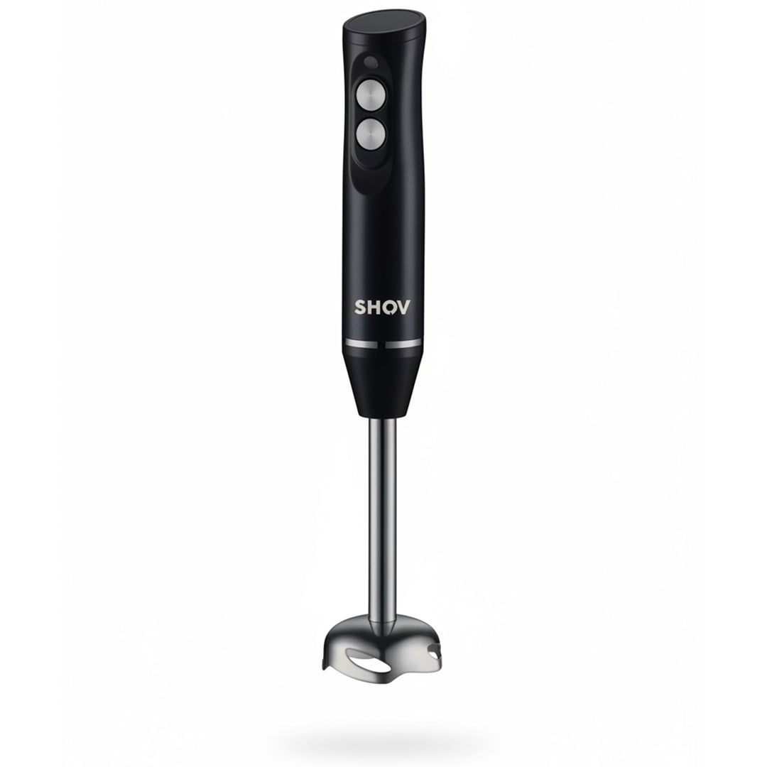 Shov Stabmixer- Hochleistungs-Stabmixer, Edelstahlklingen, 2 Geschwindigkeiten, Ergonomisches Design