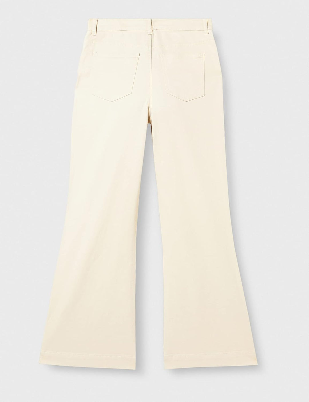 NAME IT Mädchen Nlftazza TWI Hw Bootcut Pant Noos Jeanshose, Oatmeal