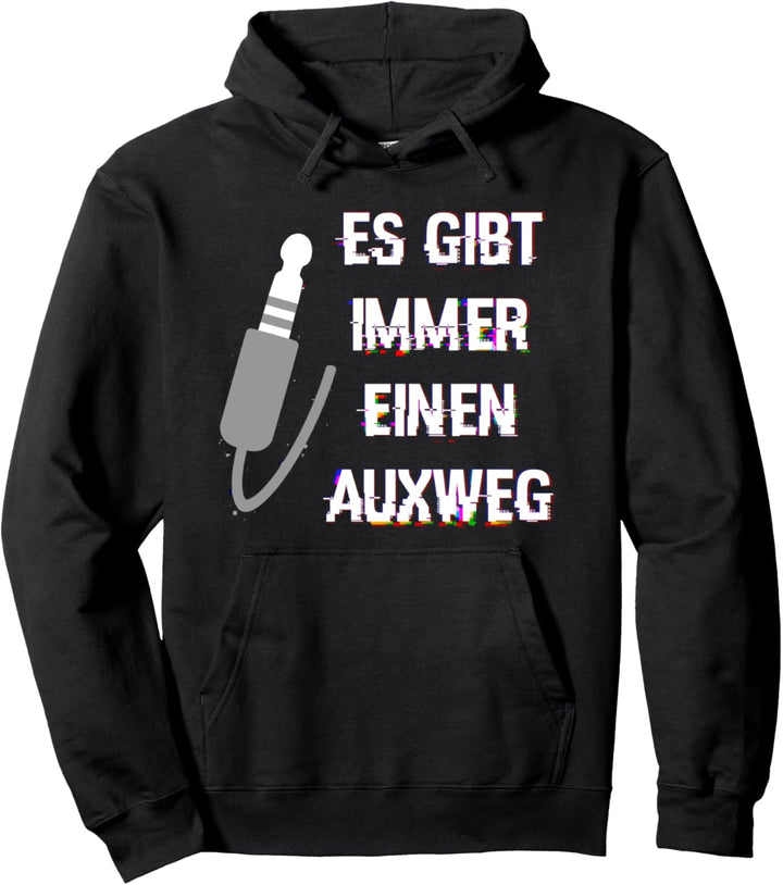 Tontechniker Musik Mischen Auxweg Toningenieur Pullover Hoodie