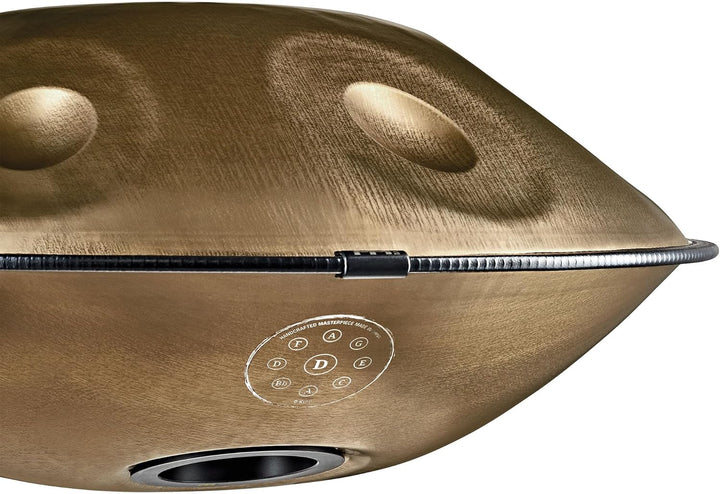 Sonic Energy Sensory Handpan – D Kurd 9 Töne (D3/ A3, Bb3, C4, D4, E4, F4, G4, A4) 440 Hz – für Medi
