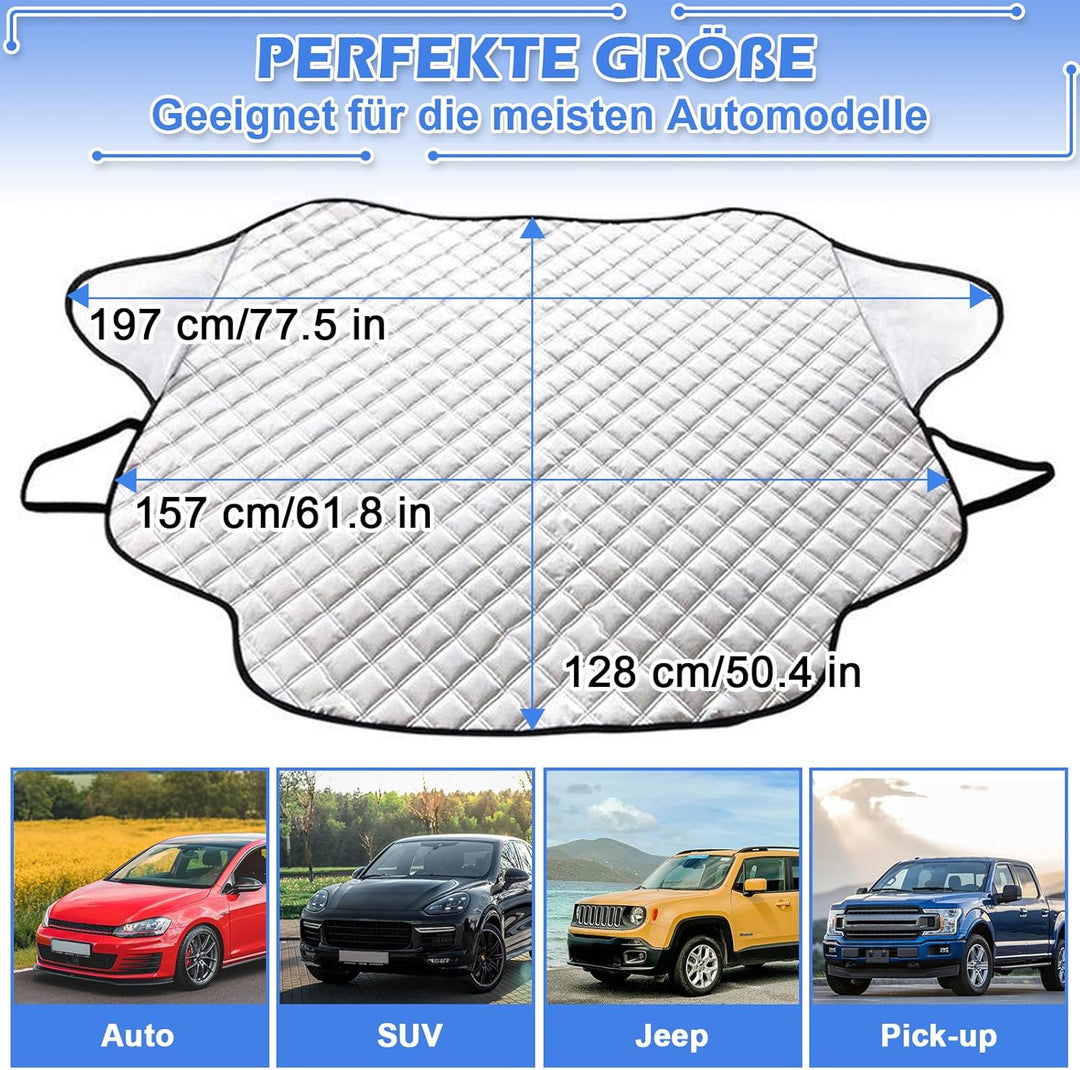 Tevlaphee Frontscheibenabdeckung, Windschutzscheibenabdeckung, Autoscheibenabdeckung, Scheibenabdeck