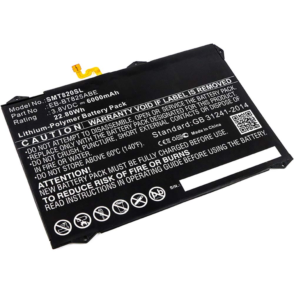 subtel® Ersatz Akku EB-BT825ABA für Samsung Galaxy Tab S3 (SM-T820 / SM-T825) 6000mAh Ersatzakku für
