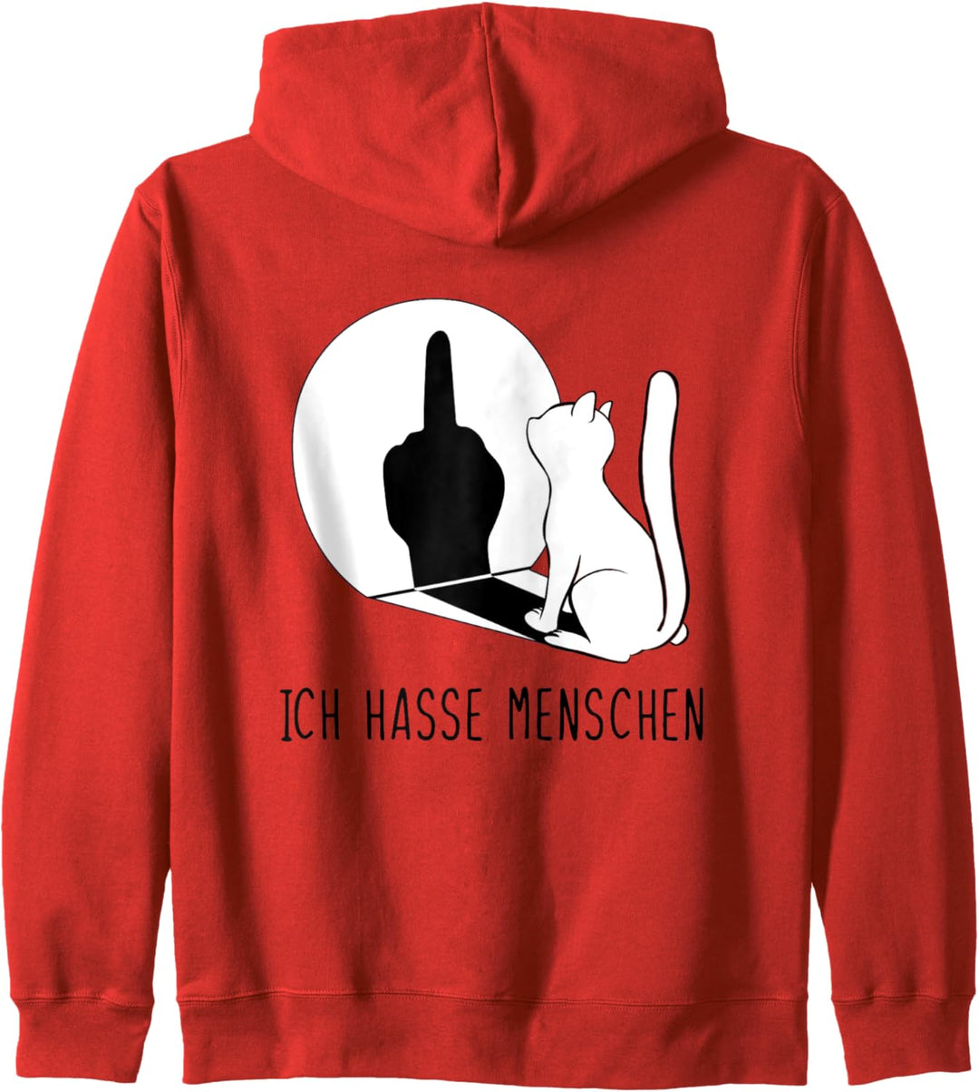 Katzenpulli I Hate People Katze Ich Hasse Menschen Kapuzenjacke