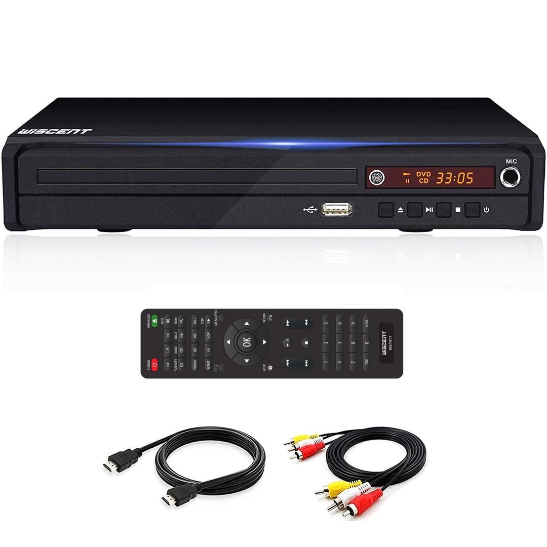 HD-DVD-Player, DVD Player, CD-Player, DVD-Player für TV,DVD/CD/MP3-Disc-Player mit Fernbedienung,Reg