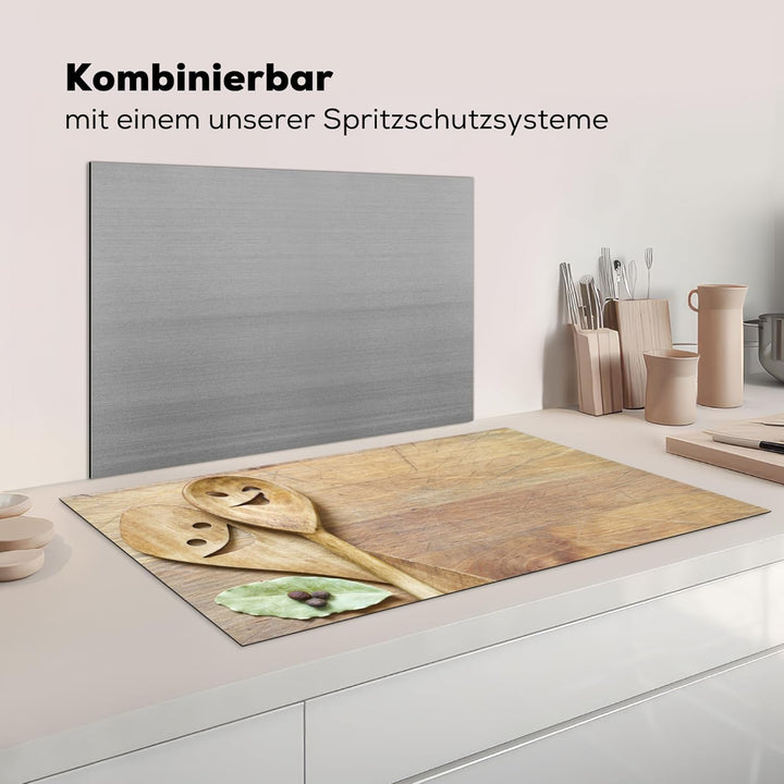 Herdabdeckplatte Einteilig Küche Herdabdeckung Induktionsfeld Ceranfeld Herdabdeckplatten Vinyl Matt