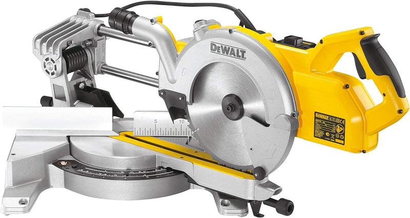 DeWalt Paneelsäge für Quer-, Neigungs-, Gehrungs und Doppelgehrungsschnitte (1,850 Watt, XPS-Schnitt