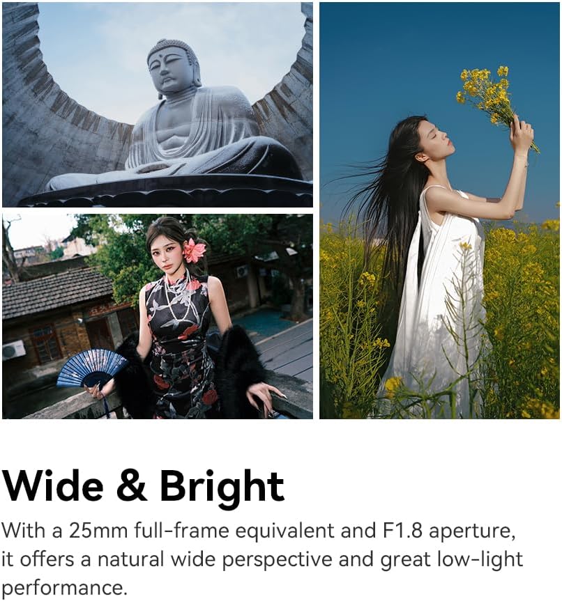 TTARTISAN AF 17mm F1.8 APS-C Objektiv für Fujifilm, Weitwinkel Autofokus Objektiv, Ultraleichter, Sc
