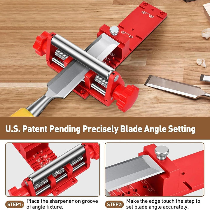 Chisel Sharpening Jig Precision Adjustable Angle Woodworking Tool Jig | Chisel Sharpening Jig Precis