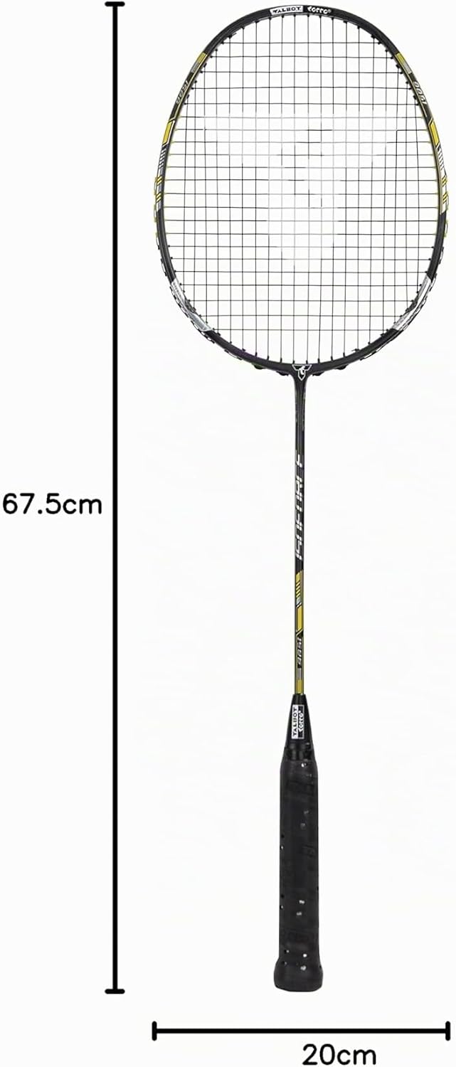 Talbot Torro Badmintonschläger Isoforce 9051 Tato Dura, Ultra Carbon4 mit Kevlar Verstärkung, Top-Ra