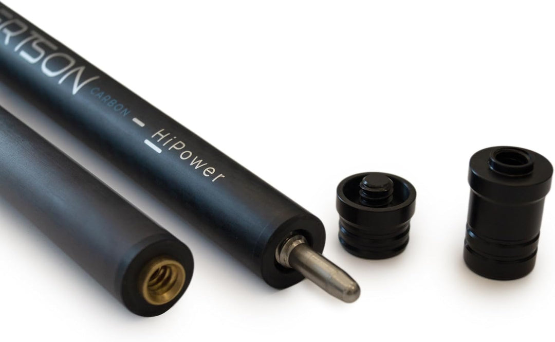 Robertson Carbon Break & Jump Queue HiPower, Profi Anstoss Cue 2-TLG. sowie Break + Jump 3-TLG für m