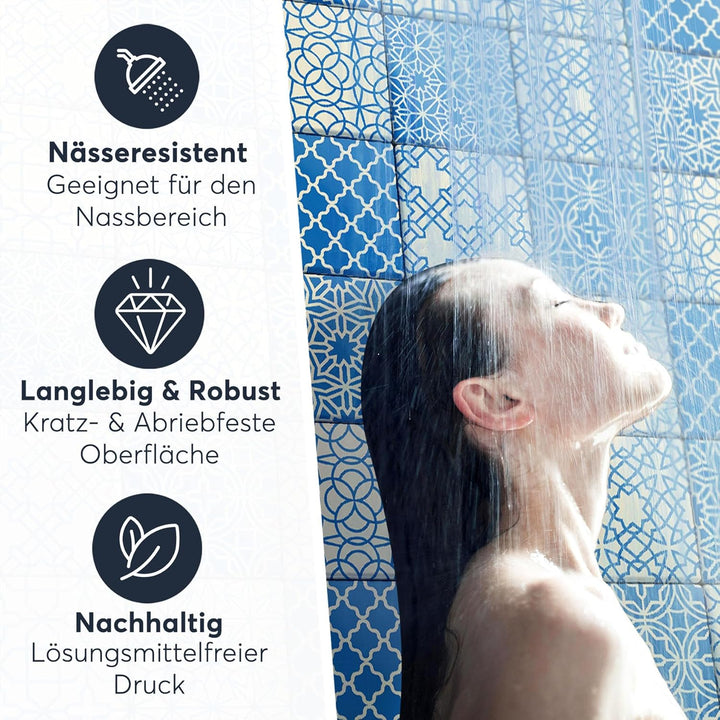 CREATISTO Mosaik-Fliesen Fliesensticker Fliesenfolie - Klebe Folie für Wandfliesen I Stickerfliesen