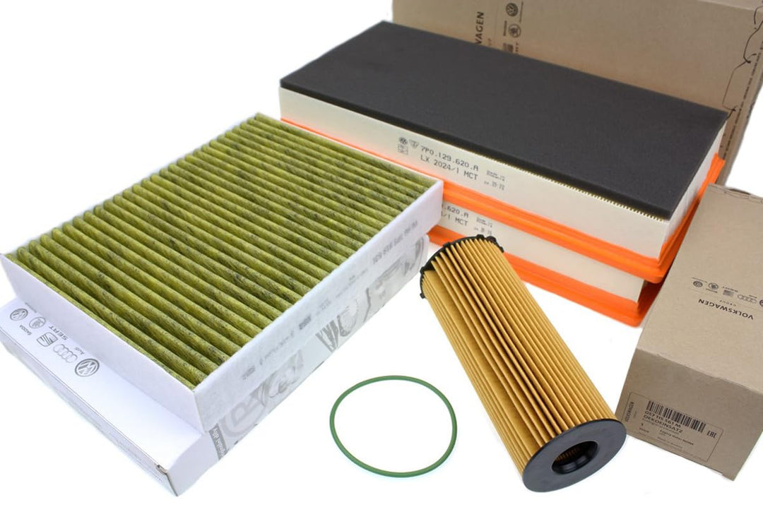 kfz-premiumteile24 Original Filterpaket Kompatibel mit Touareg 7P 4.2 TDI V8 Motor Filter Inspektion