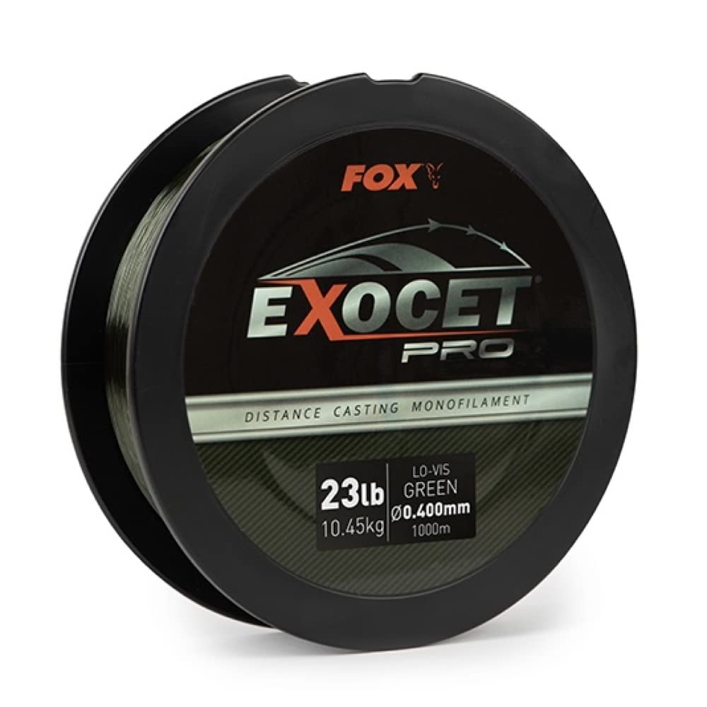 Fox Exocet Pro Monofilament Low Vis Green - 1000m Karpfenschnur 0,40, 0,40