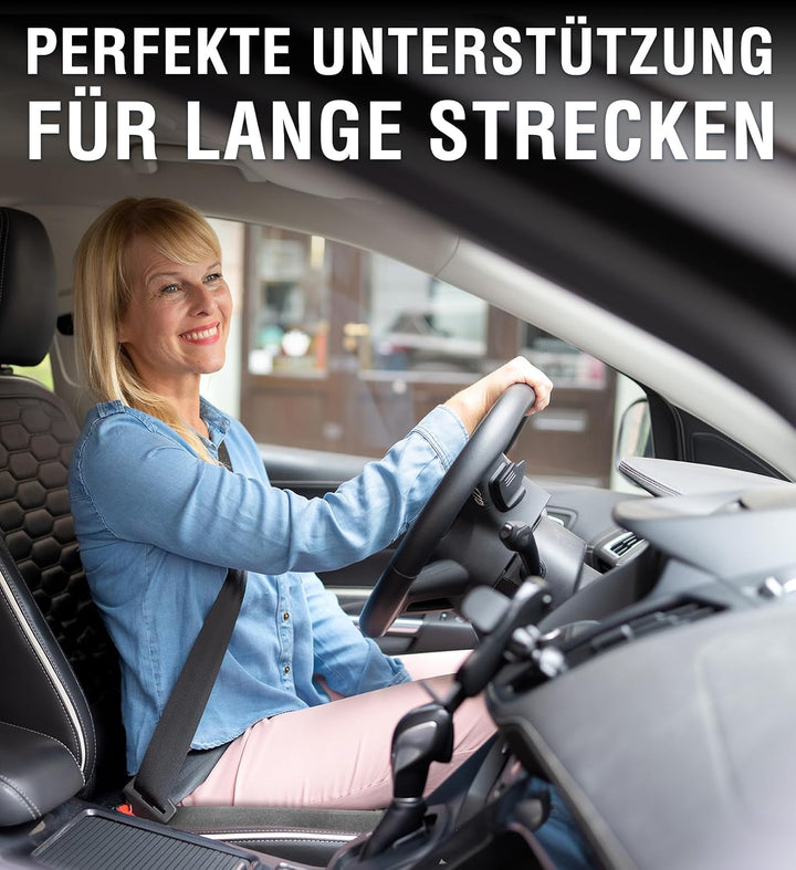 Healthfix Auto Sitzkissen [Verbessertes Design 2026], Autositzkissen zur Druckentlastung von Steissb