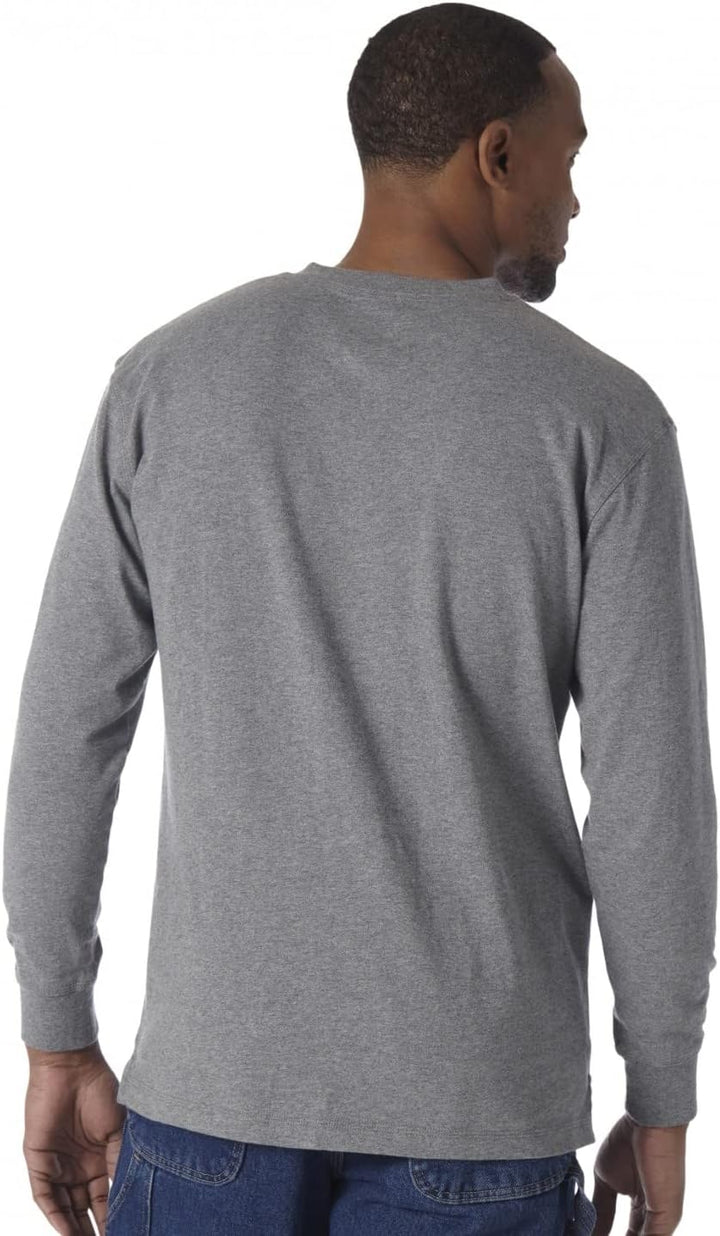 Wrangler Henley-Shirt für Herren, langärmelig XL Charcoal Gray, XL Charcoal Gray