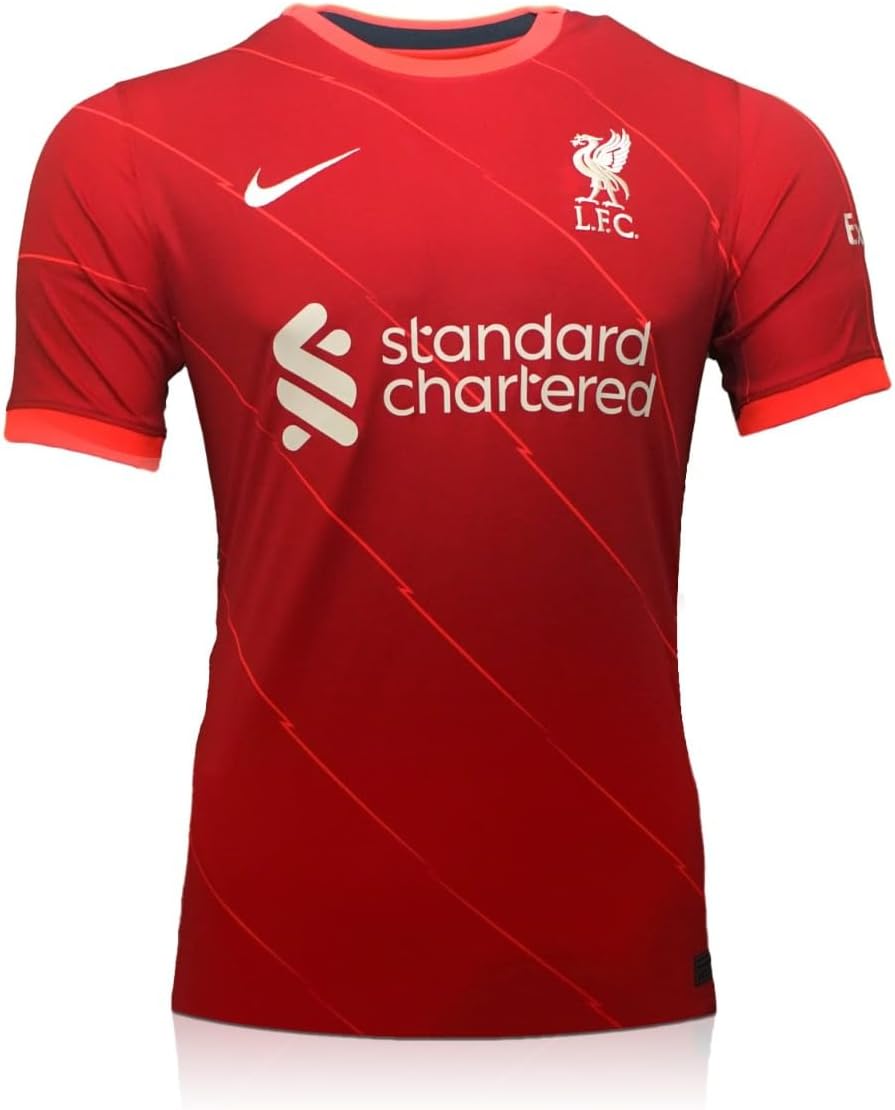 Von Trent Alexander-Arnold signiertes Liverpool-Trikot 2021-22