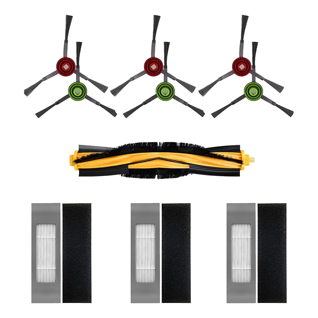 Filter Bürste Ersatzteile Zubehör Set für Ecovacs DEEBOT OZMO T8 T8 AIVI T8 AIVI+ T8+T9 T9+ Staubsau
