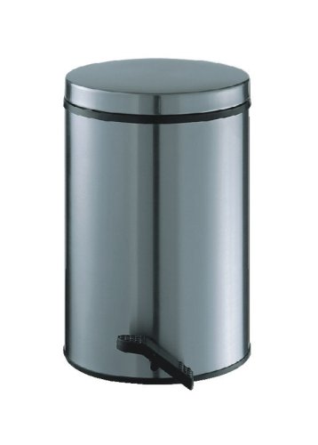 WESCO 117 214-47 Tretabfallsammler Softer, 13 Liter, Edelstahl matt