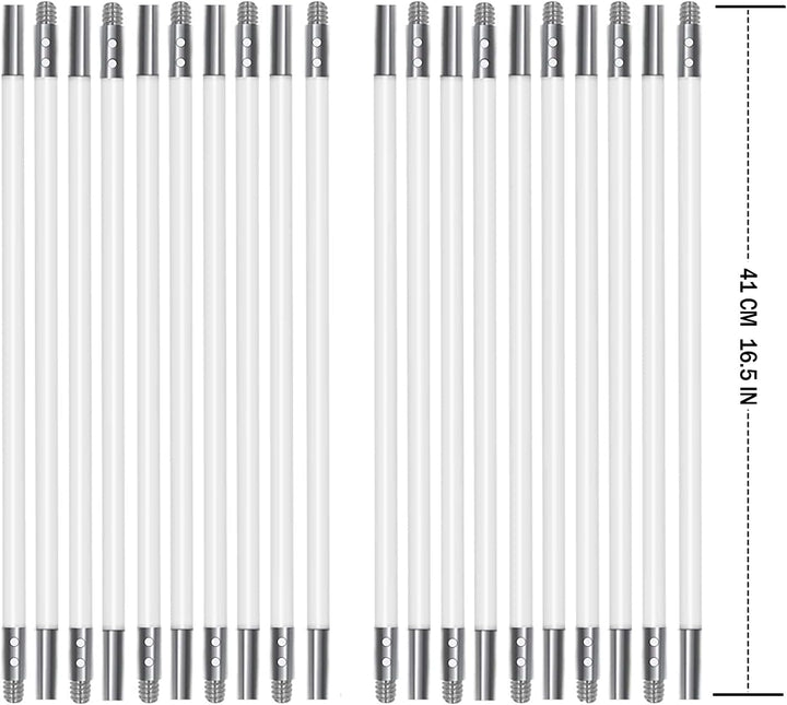 Nylon Stangen 800 cm, 20 Flexible 410 mm Stange,Können bis zu 400 cm Reichen Nylon Stangen 20 X 41mm