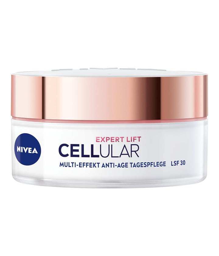 NIVEA 2er Pack Cellular Expert Lift Anti Faltcremes Set für Tag und Nacht SPF 30, 2x50ml